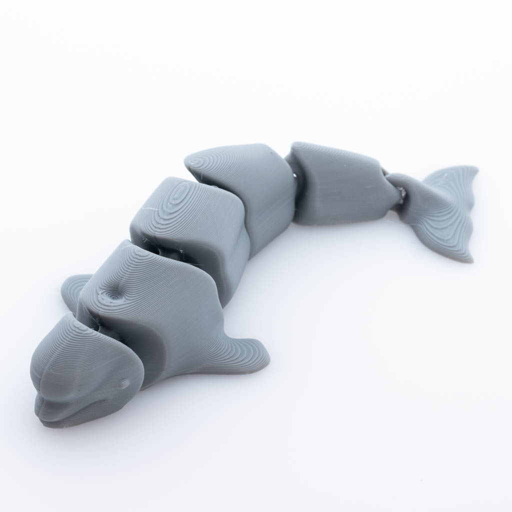 Baleine beluga articulée 3d